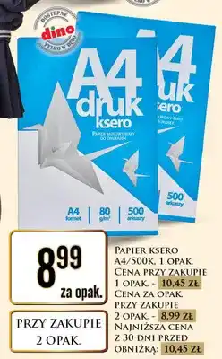Dino Papier ksero A4 500 arkuszy oferta