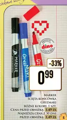 Dino Marker ścięta końcówka Gryzmaki oferta