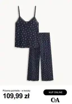 C&A Piżama pointelle w kwiaty C&A oferta