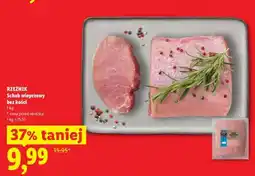 Lidl RZEŹNIK Schab wieprzowy bez kości oferta