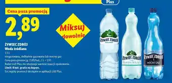 Lidl ŻYWIEC ZDRÓJ Woda źródlana oferta