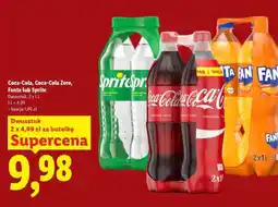 Lidl Coca-Cola, Coca-Cola Zero, Fanta lub Sprite oferta