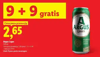 Lidl Argus Lager oferta
