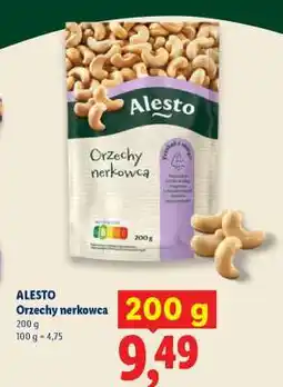 Lidl ALESTO Orzechy nerkowca oferta