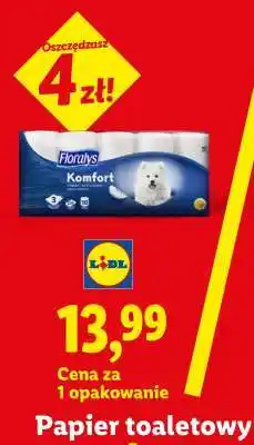 Lidl Papier toaletowy Floralys Komfort oferta