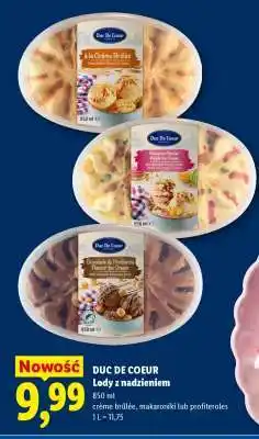 Lidl DUC DE COEUR Lody z nadzieniem oferta