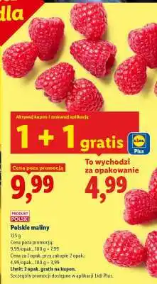 Lidl Polskie maliny oferta
