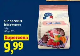 Lidl DUC DE COEUR Żelki owocowe oferta