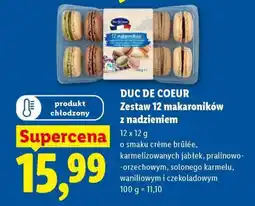 Lidl Duc de Coeur Zestaw 12 makaroników z nadzieniem oferta