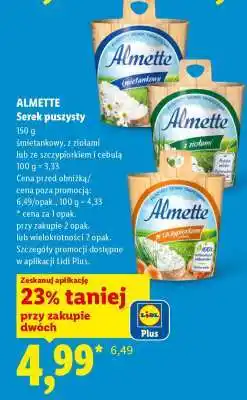 Lidl Almette Serek puszysty oferta