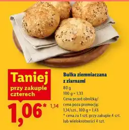 Lidl Bułka ziemniaczana z ziarnami oferta