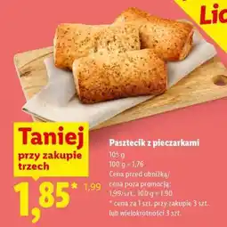 Lidl Pasztecik z pieczarkami oferta