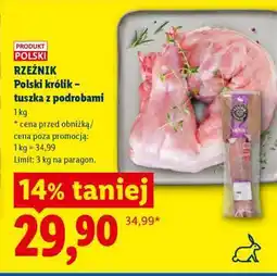 Lidl Polski królik tuszka z podrobami oferta