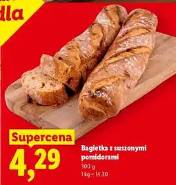 Lidl Bagietka z suszonymi pomidorami oferta