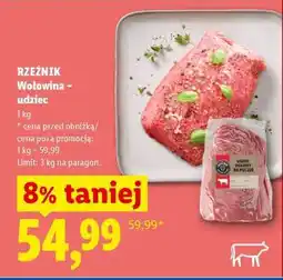 Lidl RZEŹNIK Wołowina – udziec oferta
