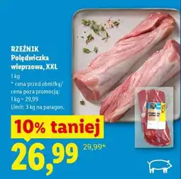 Lidl Rzeźnik Polędwiczka wieprzowa, XXL oferta