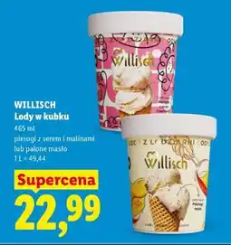 Lidl WILLISCH Lody w kubku oferta