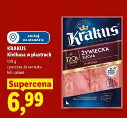 Lidl KRAKUS Kiełbasa w plastrach oferta