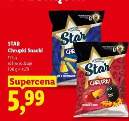 Lidl STAR Chrupki Snacki oferta