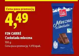 Lidl FIN CARRÉ Czekolada mleczna oferta