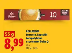Lidl BELLAROM Espresso, kapsułki kompatybilne z systemem Delta Q oferta