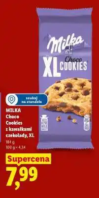 Lidl MILKA Choco Cookies z kawałkami czekolady, XL oferta