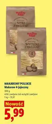Lidl MAKARONY POLSKIE Makaron 4-jajeczny oferta