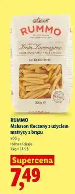 Lidl RUMMO Makaron tłoczony z użyciem matrycy z brązu oferta