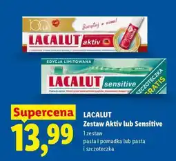 Lidl LACALUT Zestaw Aktiv lub Sensitive oferta