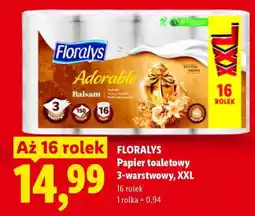 Lidl FLORALYS Papier toaletowy 3-warstwowy, XXL oferta