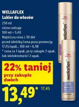 Lidl WELLAFLEX Lakier do włosów oferta