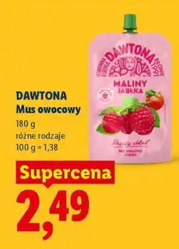 Lidl DAWTONA Mus owocowy oferta