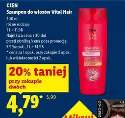Lidl CIEN Szampon do włosów Vital Hair oferta