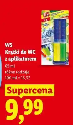 Lidl W5 Krążki do WC z aplikatorem oferta