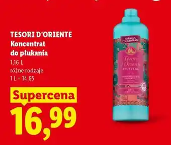 Lidl TESORI D’ORIENTE Koncentrat do płukania oferta