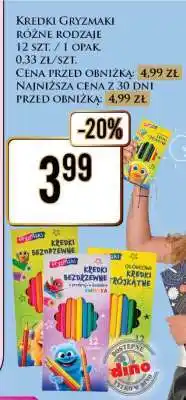 Dino KREDKI GRYZMAKI RÓŻNE RODZAJE oferta