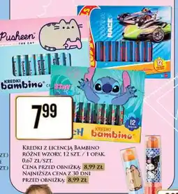 Dino KREDKI Z LICENCJĄ BAMBINO RÓŻNE WZORY, 12 SZT oferta