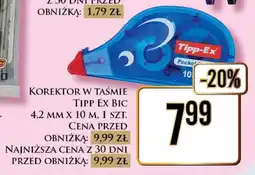 Dino Korektor w taśmie Tipp Ex Bic oferta