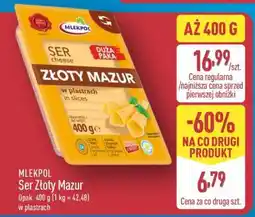 ALDI MLEKPOL Ser Złoty Mazur oferta