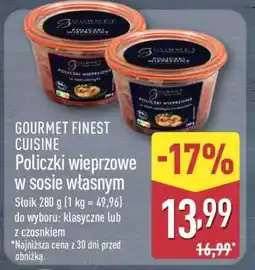 ALDI GOURMET FINEST CUISINE oferta