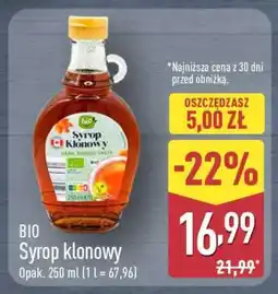ALDI BIO Syrop klonowy oferta