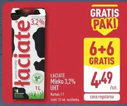 ALDI ŁACIATE Mleko 3,2% UHT oferta