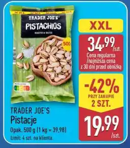 ALDI TRADER JOE’S Pistacje oferta