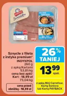 Carrefour Szycle z fileta z indyka premium oferta