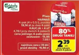 Carrefour Piwo HARNAŚ oferta
