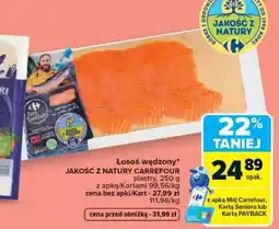 Carrefour łosoś wędzony oferta