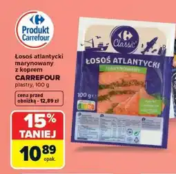 Carrefour Łosoś atlantycki marynowany z koprem CARREFOUR oferta