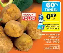 Carrefour Polskie ziemniaki wczesne oferta