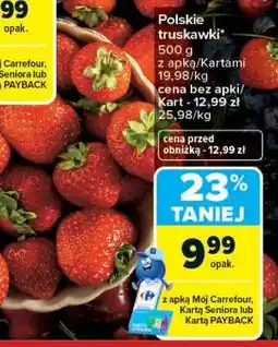 Carrefour Polskie truskawki oferta