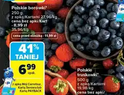 Carrefour Polskie borówki oferta